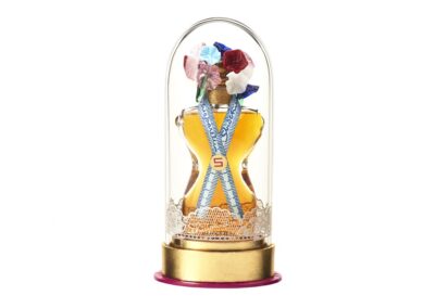 Leonor Fini & Fernand Guéry-Colas —Shocking perfume bottle 1937 Crystal and glass © Schiaparelli Archives © Adagp, Paris, 2022